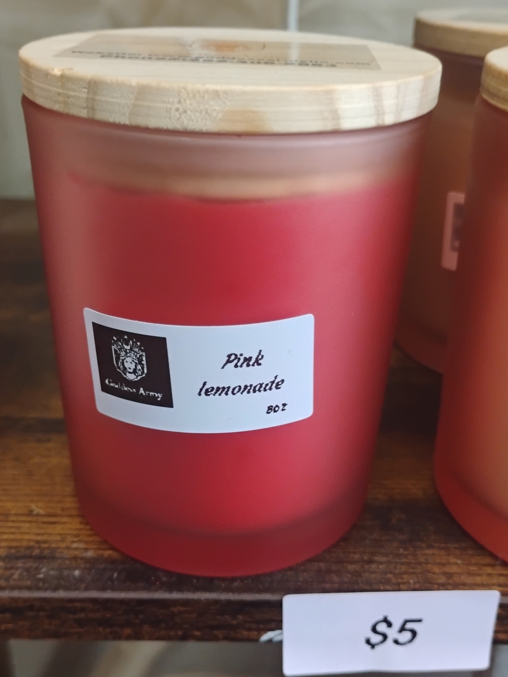 Pink Lemonade Scented Candle - Pink -